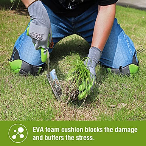 WORKPRO Garden Knee Pads, Flooring Kneepads with Foam Padding, Comfortable Kneeling Cushion for Gardening, House Cleaning, Construction Work, 7.87"*6.75"*3"